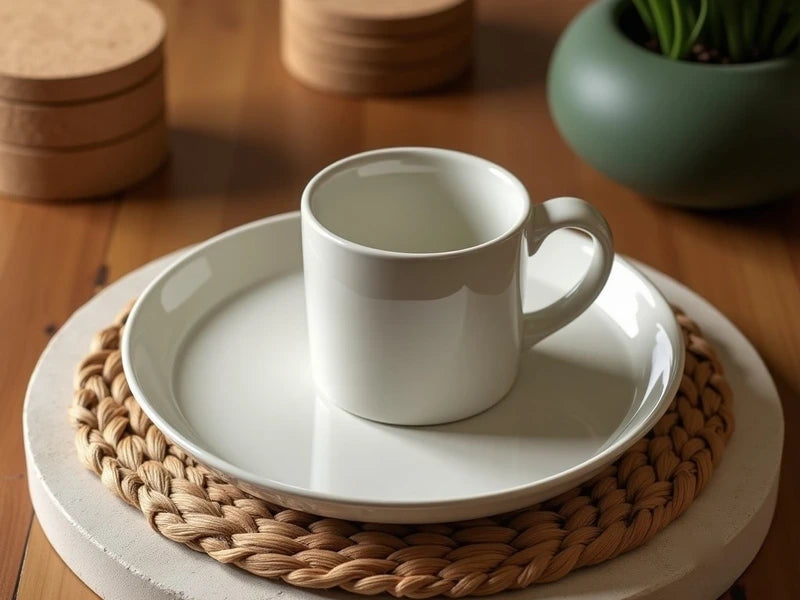 Glazed Bone-China Collector Ceramic Dinner & Display Plate with Stand (10 Inch) - Masterplayer Designs & Printing