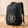 Navy Blue Customized Laptop Backpack 31 Liters - Masterplayer Designs & Printing