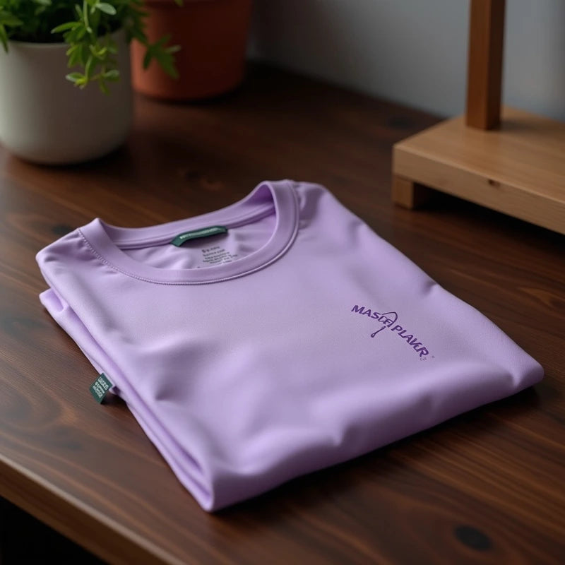 Violet Customized Half Sleeve Cotton Women’s Crop Top T-Shirt - Masterplayer Designs & Printing