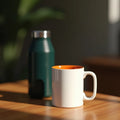 Navy & Green Golf Design Customized Photo Printed Coffee Mug - Masterplayer Designs & Printing